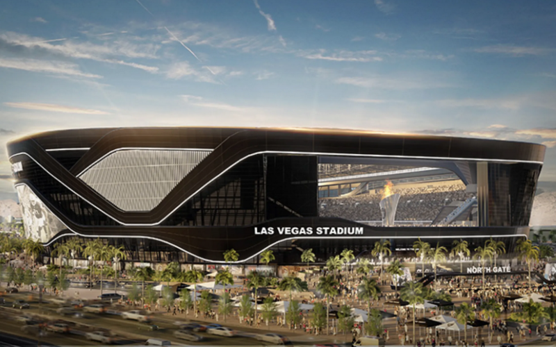 Las Vegas Raiders Stadium — Facade Mock-up Structure